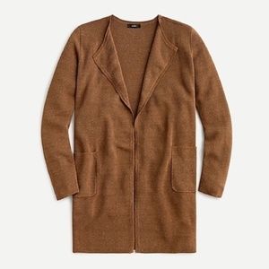 J. Crew Juliette Collarless Sweater-blazer